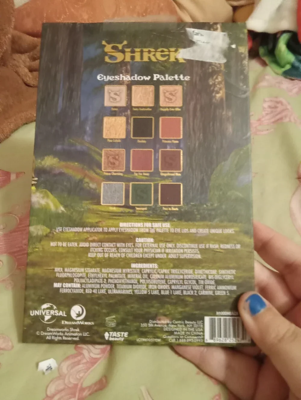 NWOT Disney Shrek Eyeshadow Palette
